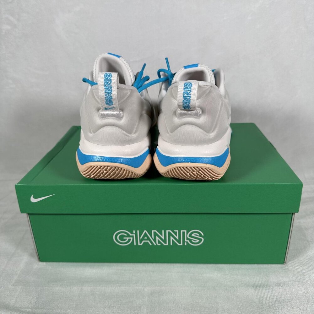 Nike Giannis Immortality 3 Men Shoes Size 12 DZ7533 002 Phantom Blue Lightning - Picture 5 of 9